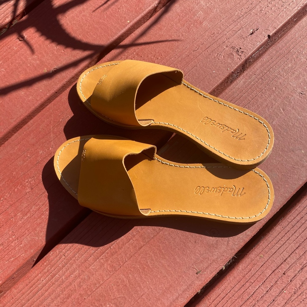 Madewell The Boardwalk Post Slide, sz 7